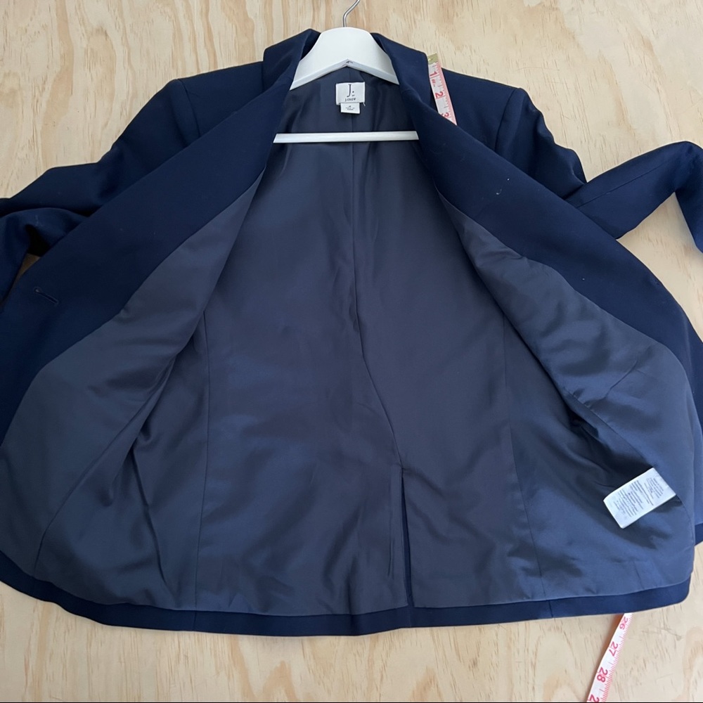 Womens J Crew navy blue blazer, size 4 - Picture 8 of 10